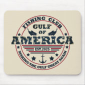 Golf von Amerika Fischerclub Amerikanisch patrioti Mousepad (Vorne)