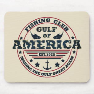Golf von Amerika Fischerclub Amerikanisch patrioti Mousepad
