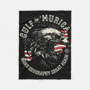 Golf von Amerika Funny Golf of America Patriotic Fleecedecke
