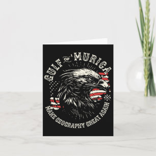 Golf von Amerika Funny Golf of America Patriotic Karte