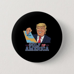 Golf von Amerika Funny Golf von Mexiko 4. Juli Button