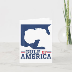 Golf von Amerika Funny Golf von Mexiko 4. Juli Karte