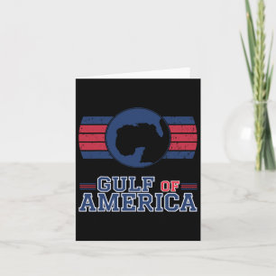 Golf von Amerika Funny Golf von Mexiko 4. Juli Karte
