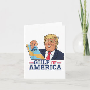 Golf von Amerika Funny Golf von Mexiko 4. Juli Karte