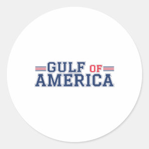 Golf von Amerika Funny Golf von Mexiko 4. Juli Runder Aufkleber