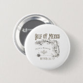 Golf von Amerika Funny Golf von Mexiko Flag Karte Button (Vorne & Hinten)