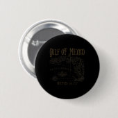 Golf von Amerika Funny Golf von Mexiko Flag Karte Button (Vorne & Hinten)