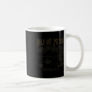 Golf von Amerika Funny Golf von Mexiko Flag Karte Kaffeetasse
