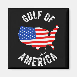 Golf von Amerika Funny Golf von Mexiko Flagge der  Magnet