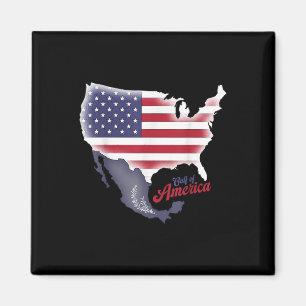 Golf von Amerika Funny Golf von Mexiko Flagge der  Magnet