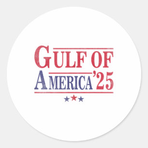 Golf von Amerika Funny Golf von Mexiko USA 2025 Runder Aufkleber