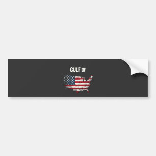 Golf von Amerika Funny Trump USA Map Flag Autoaufkleber