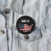 Golf von Amerika Funny Trump USA Map Flag Button (Beispiel)