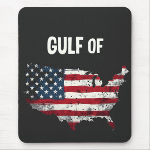 Golf von Amerika Funny Trump USA Map Flag Mousepad