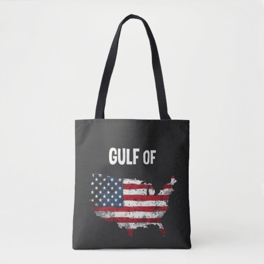 Golf von Amerika Funny Trump USA Map Flag Tasche (Vorderseite)
