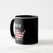 Golf von Amerika Funny Trump USA Map Flag Tasse (Vorderseite Links)