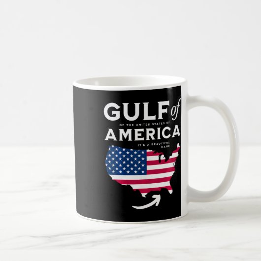 Golf von Amerika Funny US Flag Flag 11 Kaffeetasse (Rechts)