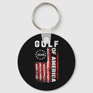 Golf von Amerika Funny US Flag Flag 5 Schlüsselanhänger