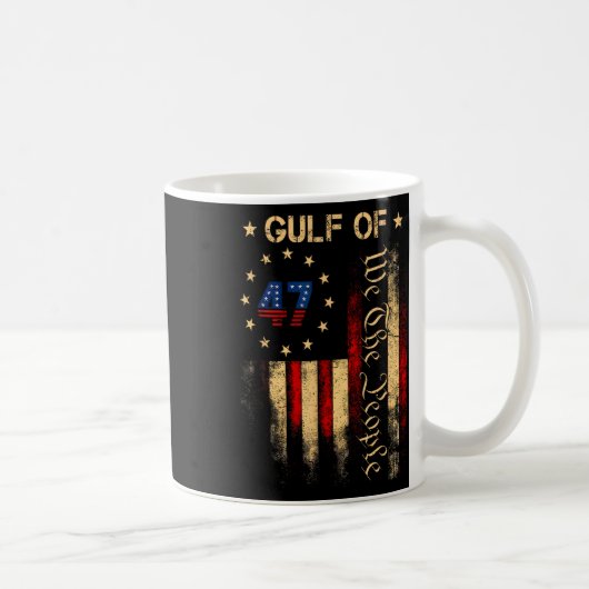 Golf von Amerika Funny US Flag Flag 6 Kaffeetasse (Rechts)