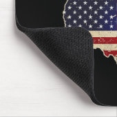 Golf von Amerika Funny US Flag Flag 7 Mousepad (Ecke)