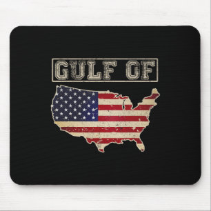Golf von Amerika Funny US Flag Flag 7 Mousepad