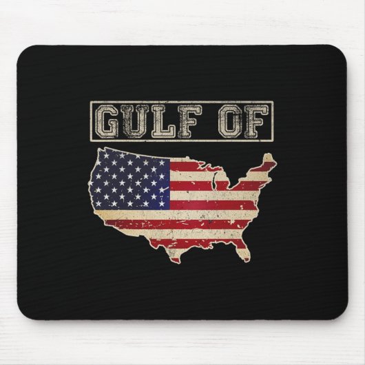 Golf von Amerika Funny US Flag Flag 7 Mousepad (Vorne)