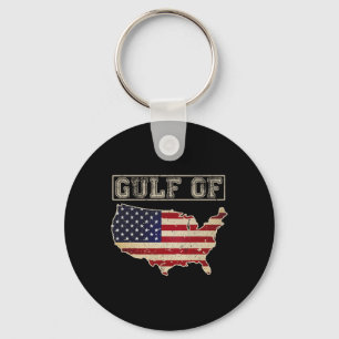 Golf von Amerika Funny US Flag Flag 7 Schlüsselanhänger
