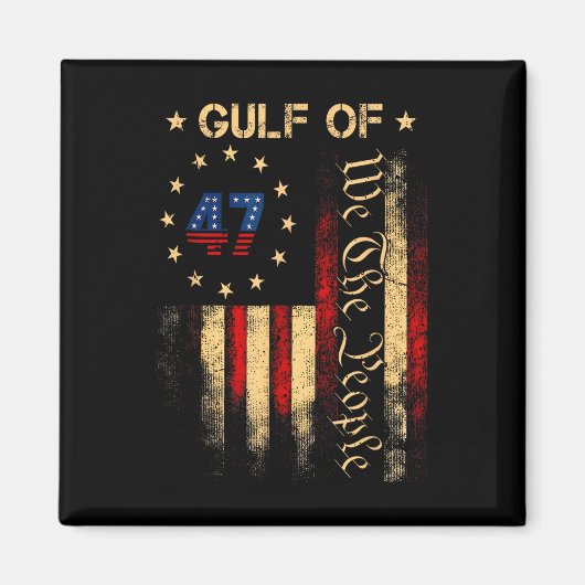 Golf von Amerika Funny US Flag Flag 8 Magnet (Vorne)
