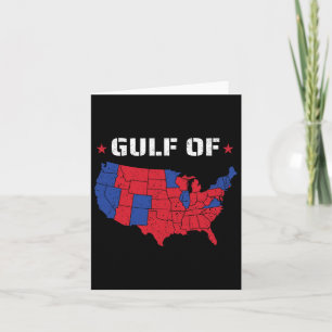 Golf von Amerika Funny US Flag Flagge 1 Karte