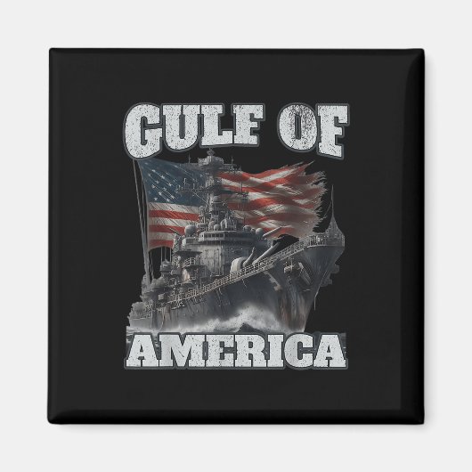 Golf von Amerika Funny US Flag Männer Frauen Magnet (Vorne)