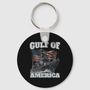 Golf von Amerika Funny US Flag Männer Frauen Schlüsselanhänger