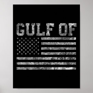 Golf von Amerika Gruß von der Patriotischen Gu Poster