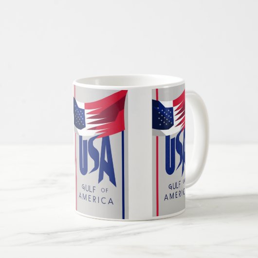 Golf von Amerika Kaffeetasse (VorderseiteRechts)