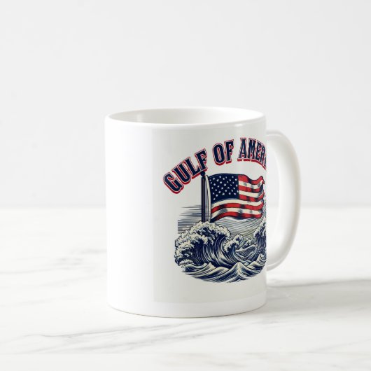 Golf von Amerika Kaffeetasse (VorderseiteRechts)