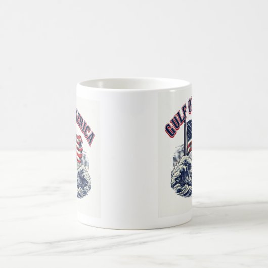 Golf von Amerika Kaffeetasse (Mittel)