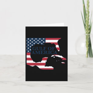 Golf von Amerika Karte Patriotische amerikanische