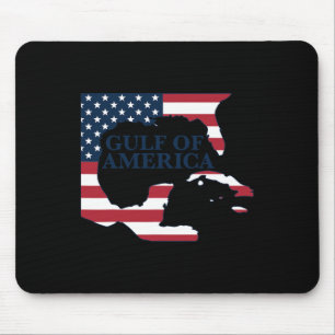 Golf von Amerika Karte Patriotische amerikanische Mousepad