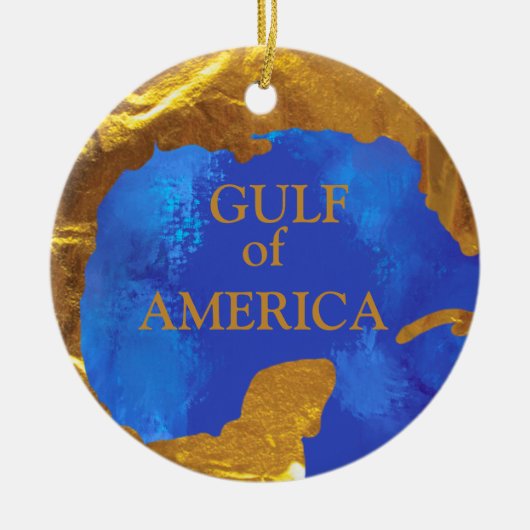GOLF VON AMERIKA KERAMIK ORNAMENT (Vorne)