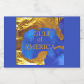 GOLF VON AMERIKA LEBENSMITTELETIKETT (Einzelnes Label)