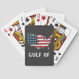 Golf von Amerika Lustig Trump Ostküste Mexiko  Spielkarten