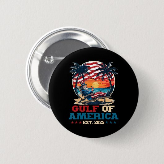 Golf von Amerika Mexiko Golf östlich 2025 US ameri Button (Vorne & Hinten)