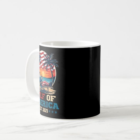 Golf von Amerika Mexiko Golf östlich 2025 US ameri Kaffeetasse (Vorderseite Links)