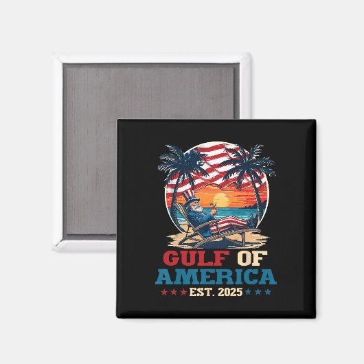 Golf von Amerika Mexiko Golf östlich 2025 US ameri Magnet (Vorderseite/Rückseite)