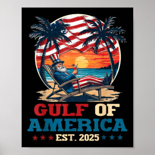 Golf von Amerika Mexiko Golf östlich 2025 US ameri Poster