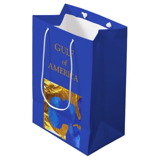 GOLF VON AMERIKA MITTLERE GESCHENKTÜTE (Vorderseite Schrägansicht)