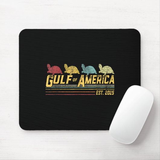Golf von Amerika nach 2025 Schildkröte Mousepad (Mit Mouse)
