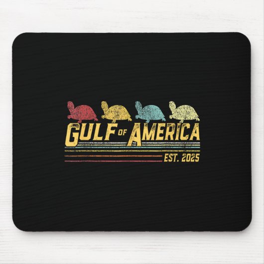 Golf von Amerika nach 2025 Schildkröte Mousepad (Vorne)