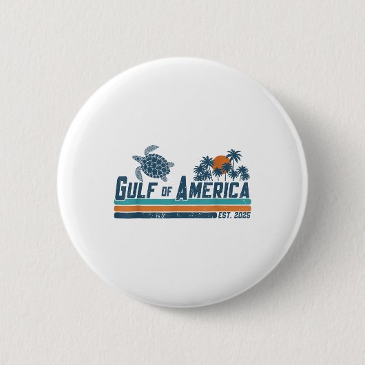 Golf von Amerika Osten 2025 Turtelgolf Mexiko Button (Vorderseite)