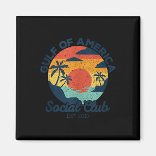 Golf von Amerika Osten 2025 Vintages Amerika Sonne Magnet