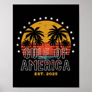 Golf von Amerika Palmen 2025 Männer Frauen Kinder Poster
